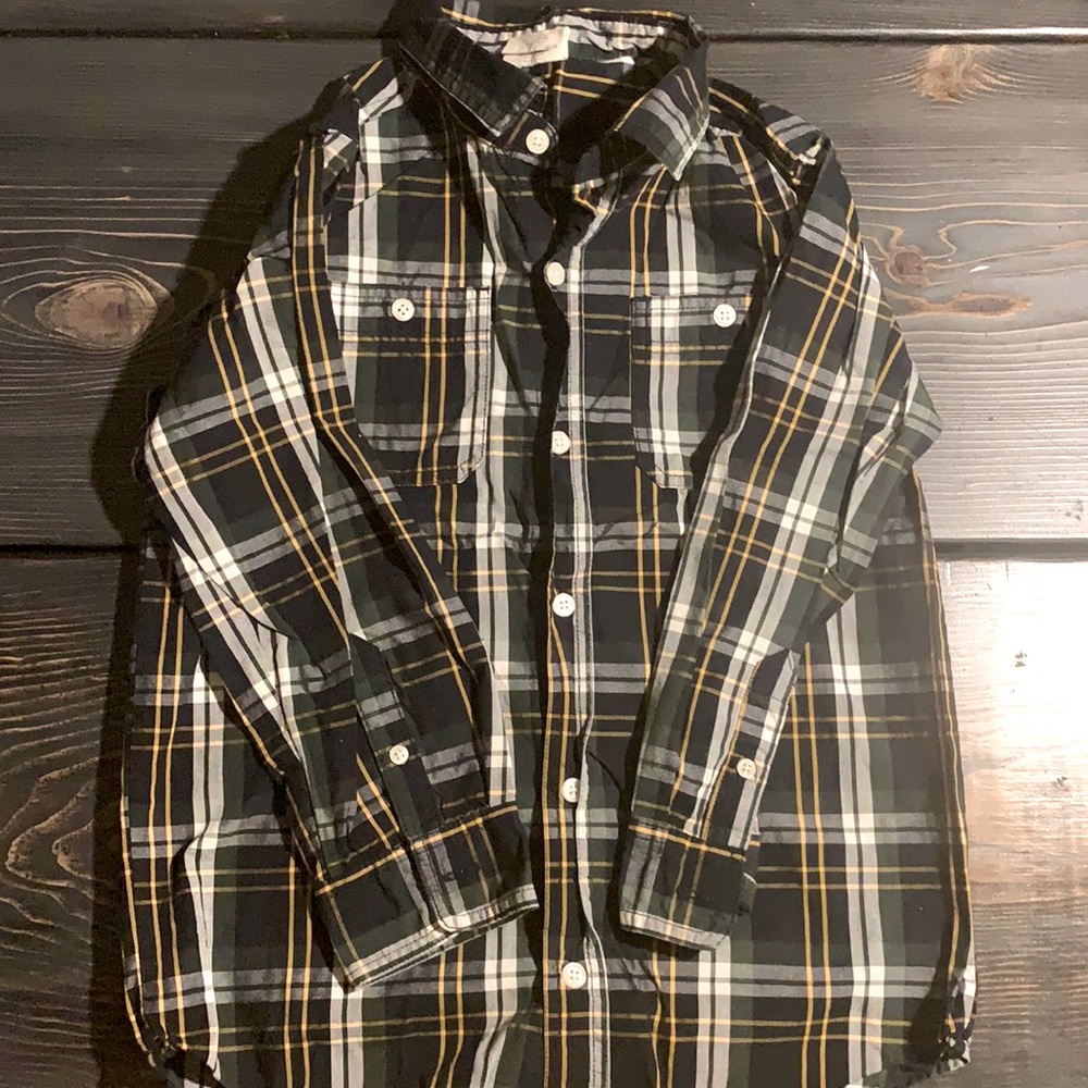 Crazy 8 Youth Boys 5/6 button down shirt